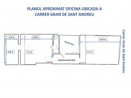 Lloguer oficina, 99 m², prop bus i metro, Calle Gran de Sant Andreu, 119