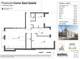 Nouvelle construction - Pis à, 136 m², nouveau, Calle de Sant Gaietà, 2