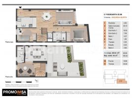 Dúplex, 100.22 m², près de bus et de train, nouveau, Nord