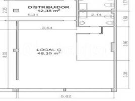 Loft, 54 m², près de bus et de train