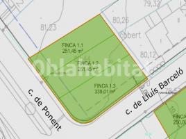 Suelo rústico, 841 m², Calle del Ponent